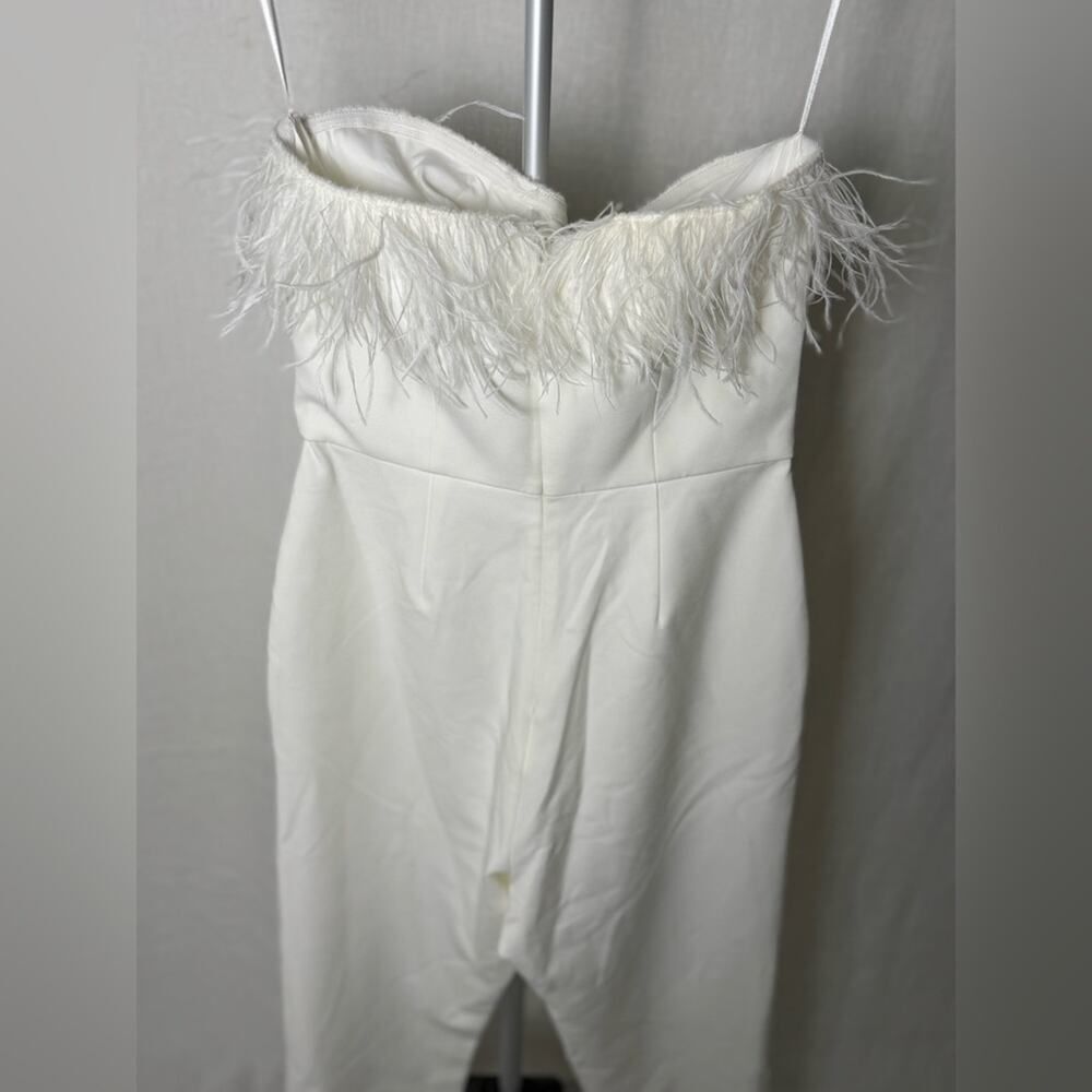 Saylor | Janae Jumpsuit Ivory Feathers - Picture 6 of 10